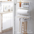 Iron magnetic rack roll paper towel rack